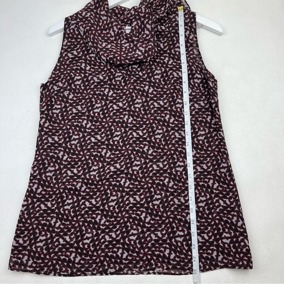 CAbi #3271 Venus Sleeveless Cowl Neck Print Top - Picture 5 of 8